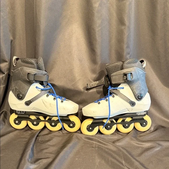 Rollerblade Men's Inline Skates - White, Gray, Blue and Black - Picture 11 of 13